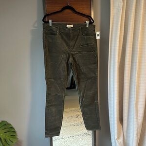 NWT Gap greenish brown cords
